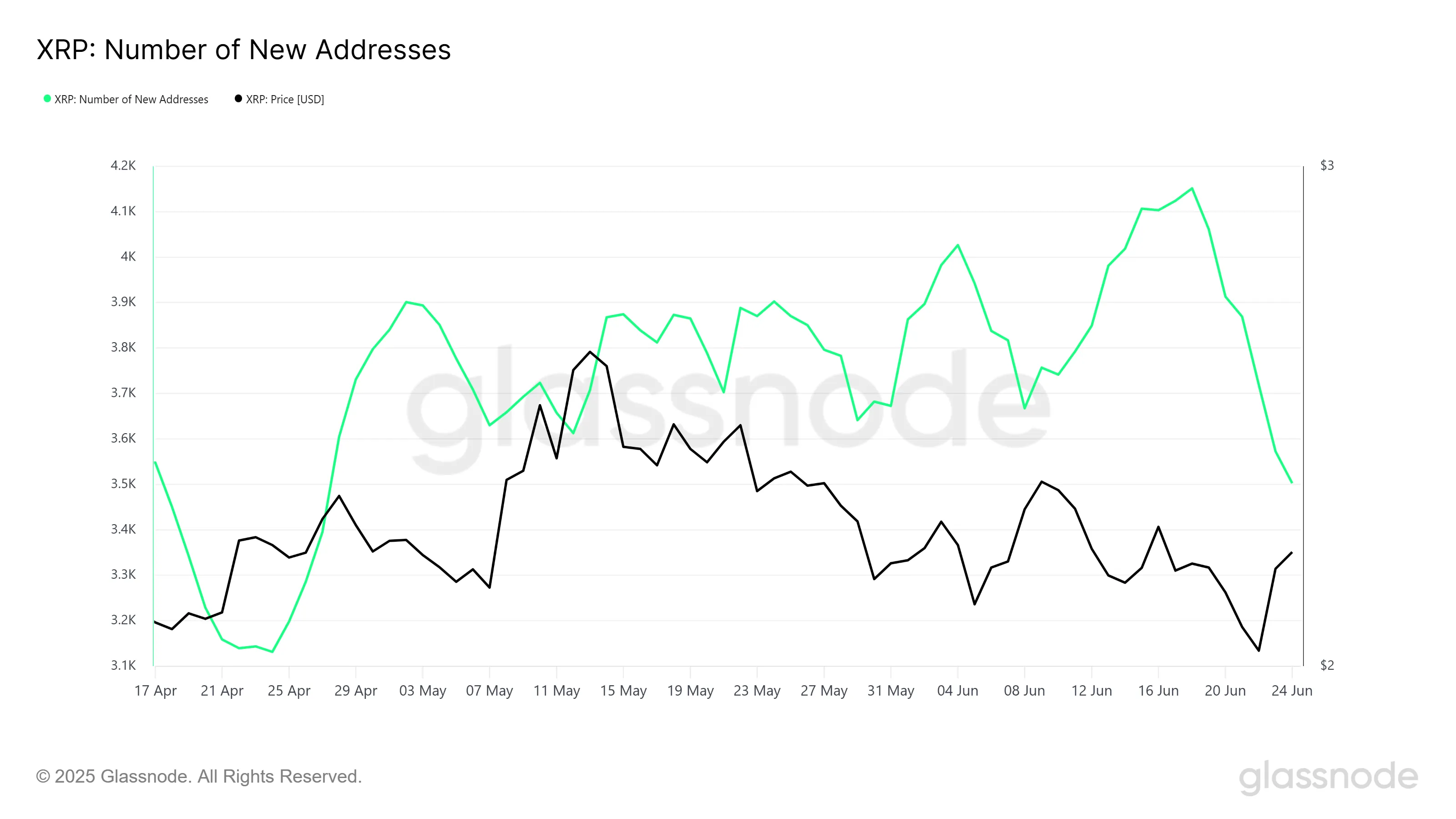 XRP New Addresses